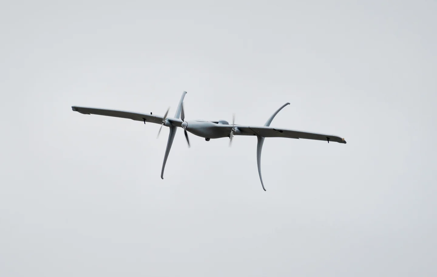 A Swift 021 unmanned aircraft in flight